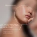 : A close-up, circular focus on a person's glowing, oily complexion with text overlay reading "HOW TO BUILD AN EFFECTIVE OILY SKIN CARE ROUTINE" and "Clogged pores and an oily complexion".